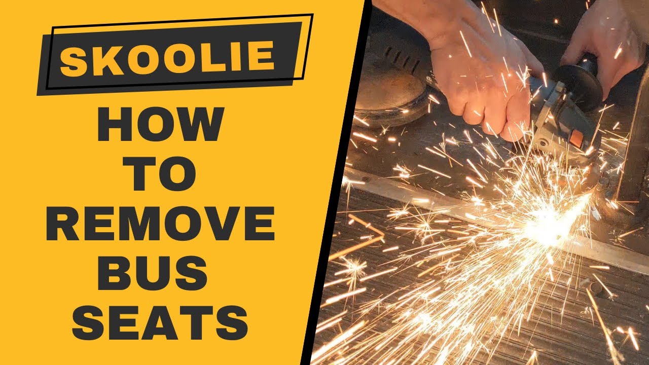THE BEST WAY TO REMOVE SEATS IN YOUR BUS CONVERSION! #skoolie - YouTube
