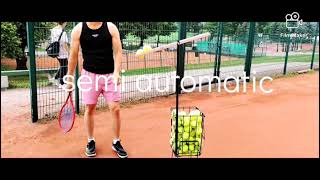 tennis ball soft toss machine