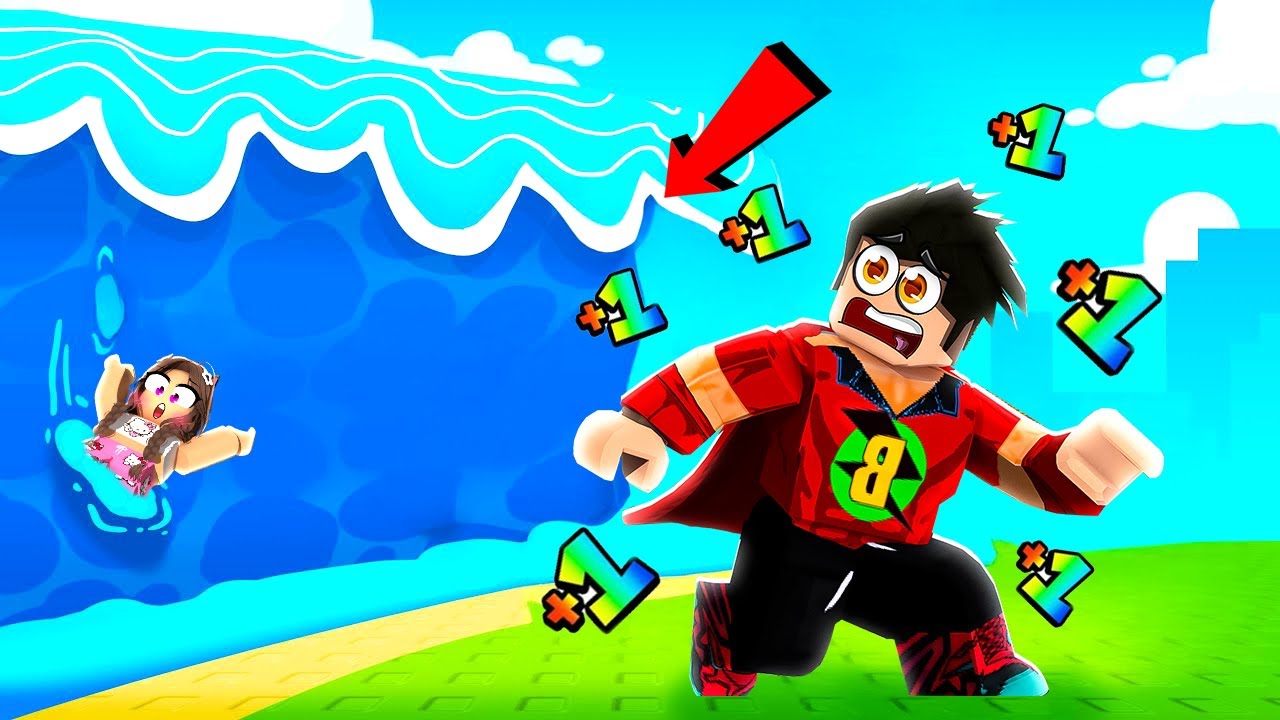 Hızlan ve Çılgın Tsunami'den kaç! 😂 Roblox Escape The Tsunami