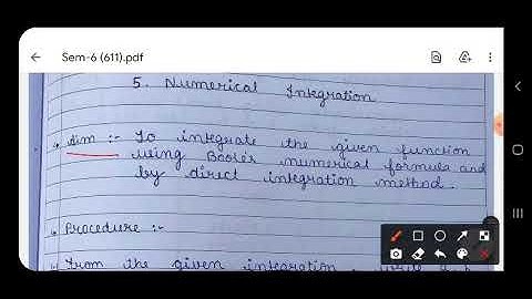 CEPH611|Numerical Integration using Boole