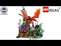Lego ideas 21348 dungeons  dragons red dragons tale speed build review