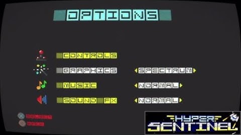 Hyper Sentinel gameplay on PS4 - trying the ZX Spectrum graphics