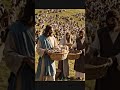 Jesus feeding thousands with a few fishes and loaves 🍞🐟 #jesuschrist #jesusmiracle
