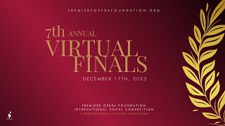 Premiere Opera Foundation International Vocal Competition - Virtual Finals - 17 December 2023