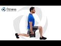 Lower body active static strength workout  strength and endurance burnout