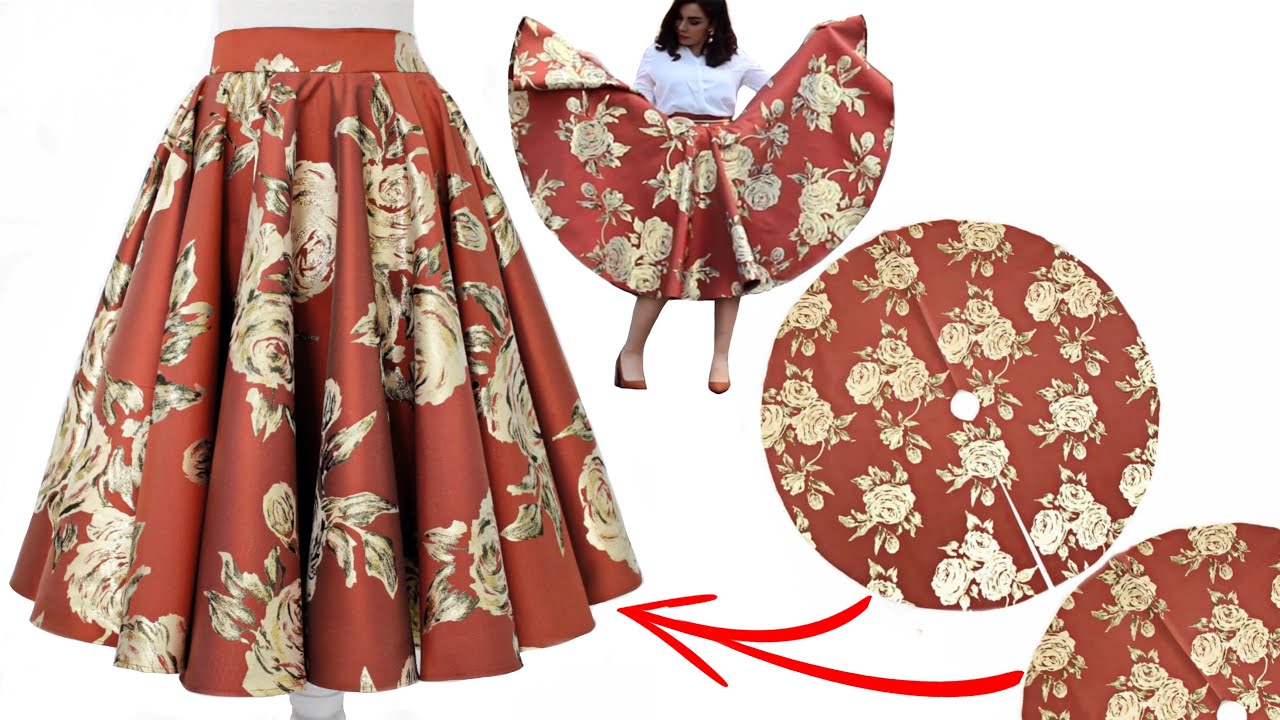 How to Sew a Paneled Circle Skirt