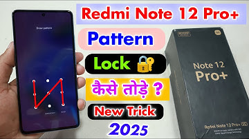 Redmi Note 12 Pro Plus Pattern Lock Kaise Tode || Redmi Note 12 Pro+ Hard Reset⚡⚡