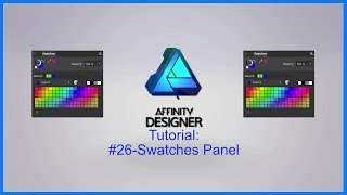 Affinity Designer Tutorial #26-Swatches Panel