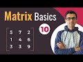 Matrix Basics | Deep Learning Tutorial 10 (Tensorflow Tutorial, Keras & Python)