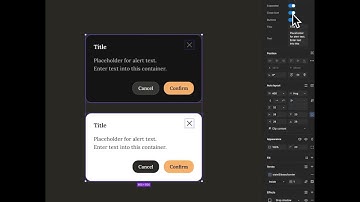 Dynamic Alert Dialog with Figma #uidesign #designsystems