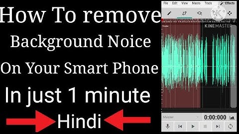 How to remove background noise in Android - Audacity for Android | Rec Clear sound to increase views