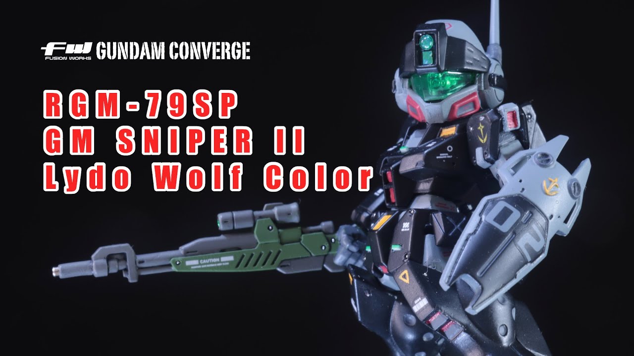 ガンダムコンバージ リペイント】1年戦争 連邦軍のエース機！！リド