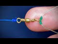HOW TO SWIVEL KNOT CONNECT TO THE LIADER LINE