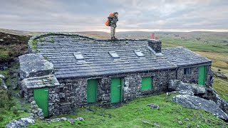 Solo Stealth Camp Inside Hilltop Hut