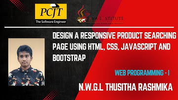 Task 18 - Design a responsive product searching page using HTML, CSS, JavaScript and Bootstrap