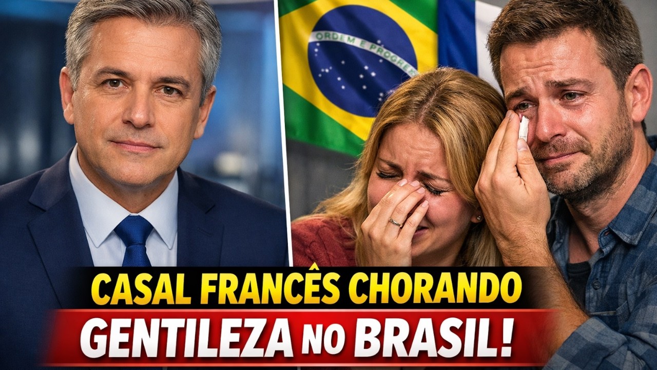 Casal francês chorou ao chegar ao Brasil: “Nunca imaginamos tanta gentileza aqui.”