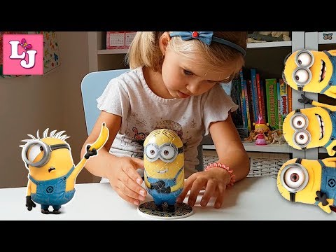 3D Пазл Ravensburger Миньон 54 элемента Гадкий Я 3 Как собрать? Minions en puzzle 3D