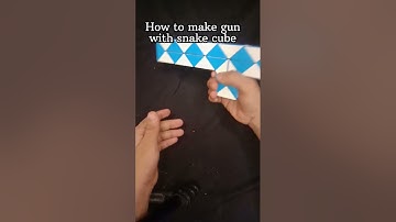 how to make gun with snake cube #shorts