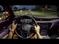 2024 Audi Q8 Sportback e-tron - POV Night Drive (Binaural Audio)