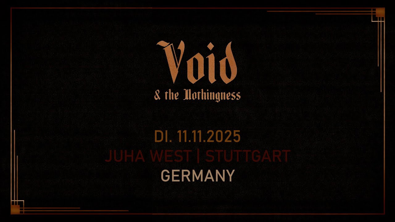Void & The Nothingness - live @ Jugendhaus West, Stuttgart, Germany - 11.11.2025 (AUDIO)