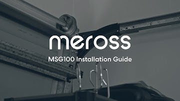 How to install and pair Meross Smart Smart Garage Door Opener MSG100