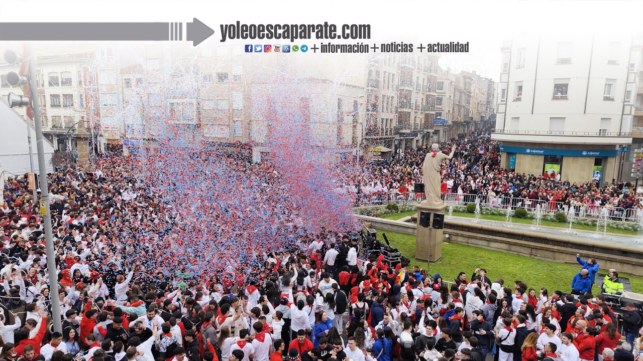 Chupinazo de Fiestas de Marzo 2025 en Calahorra