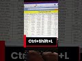Salary sheet me Filter kaise lagaye #excel #filter #shorts #exceltricks  #exceltips