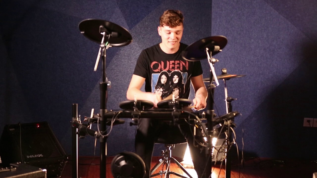 NUX DM-2 digital drum kit demo - YouTube