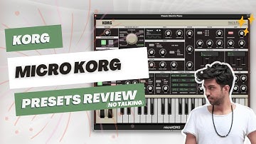 MICRO KORG Presets 🎶🎶🎹