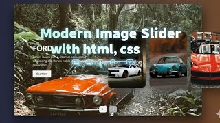 Image Slider made with HTML, CSS &JS || Part 2