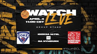 Igokea m:tel v BA Nymburk | Full Basketball Game | #YouthBCL 2024