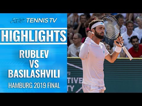 Basilashvili Beats Rublev To Defend Hamburg Crown | Hamburg Open 2019 Final Highlights