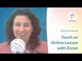 How to teach online lessons with zoom