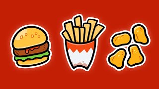 Why is "fast food" burgers, fries, and chicken?
