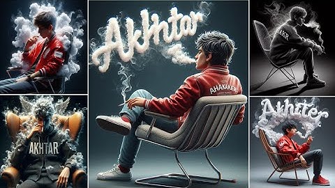 How To Create Your Own 3D Smoke Photo | Bing Ai Viral Editing | Bing Image Creator Tutorial