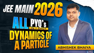 DYNAMICS OF A PARTICLE PYQ