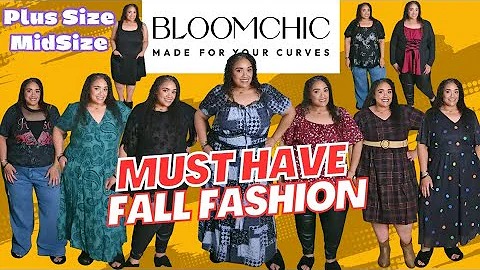 BLOOMCHIC Fall Capsule Wardrobe|Plus Size Clothing Haul|Bloomchic Reviews|Tasha St James