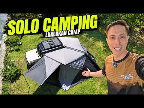 I Turned My Awning Into a Tent | Solo Camping at Luklukan Camp