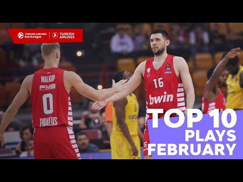 Top 10 Plays | February | 2022-23 Turkish Airlines EuroLeague