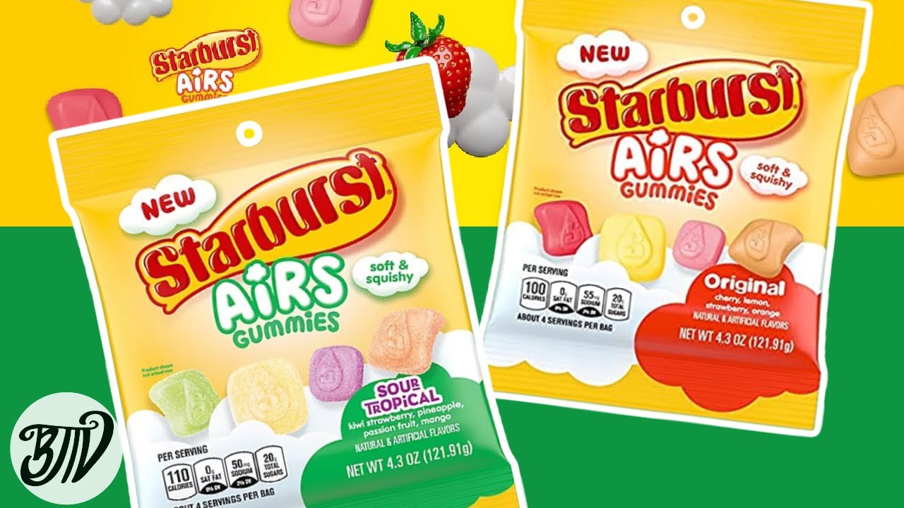 New Starburst Airs Gummies Taste Test Tuesday YouTube