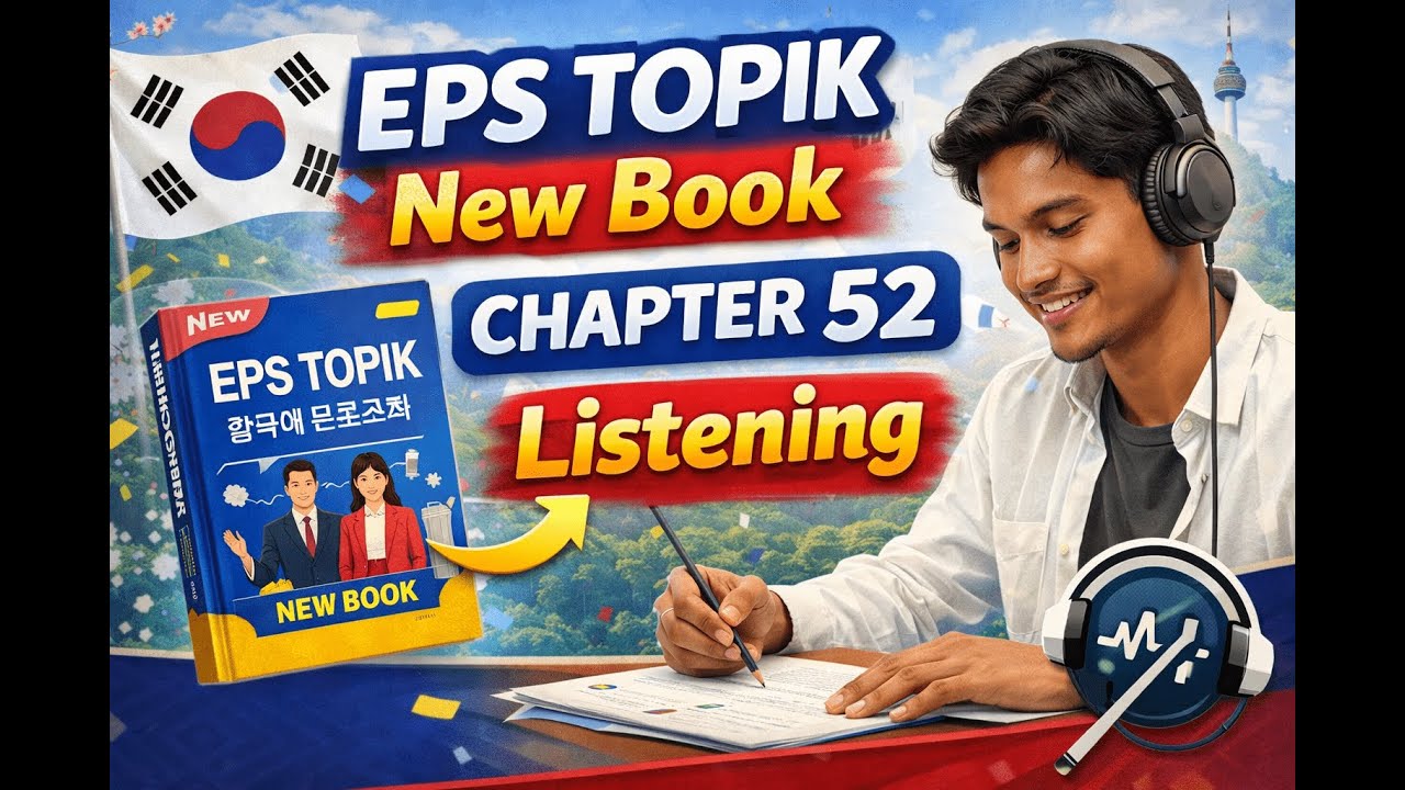 Eps Topik New Book Chapter 52 Listening || #learnkoreanwithpurna #korean