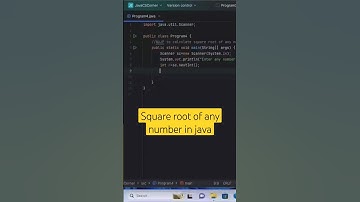 Square root of number in java #shortsfeed #youtubeshorts #viralvideo #trending #edit #java #shorts