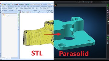 How to convert an STL file to Parasolid (solid geometry)