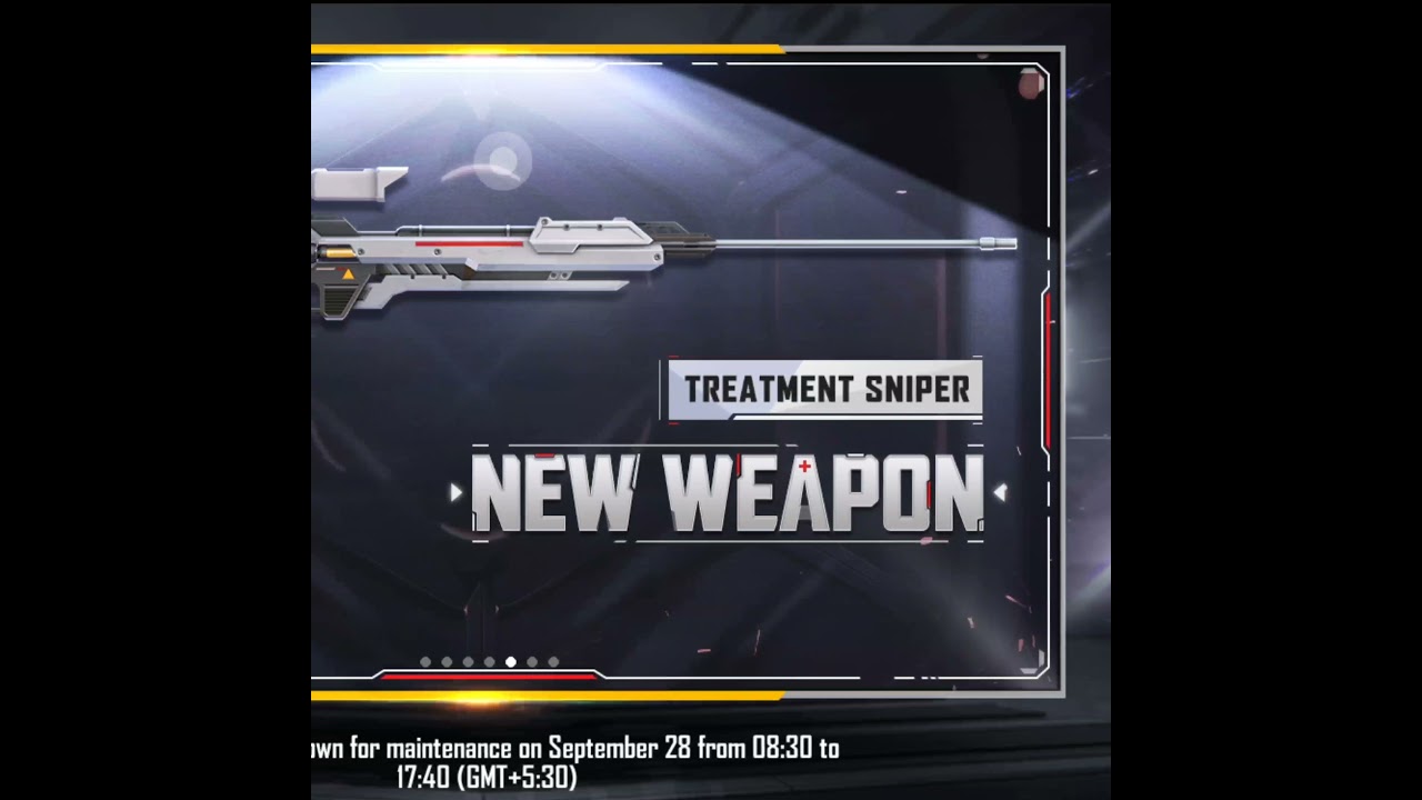 Free fire  OB30 new update.||new treatment sniper gun.