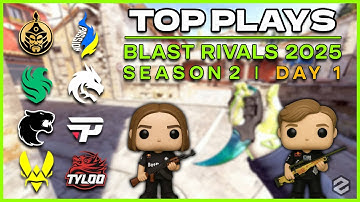 KYOUSUKE 2 ACES in a row 🤯 CS2 Montage | Day 1 - BLAST Rivals 2025 | TOP PLAYS & HIGHLIGTHS