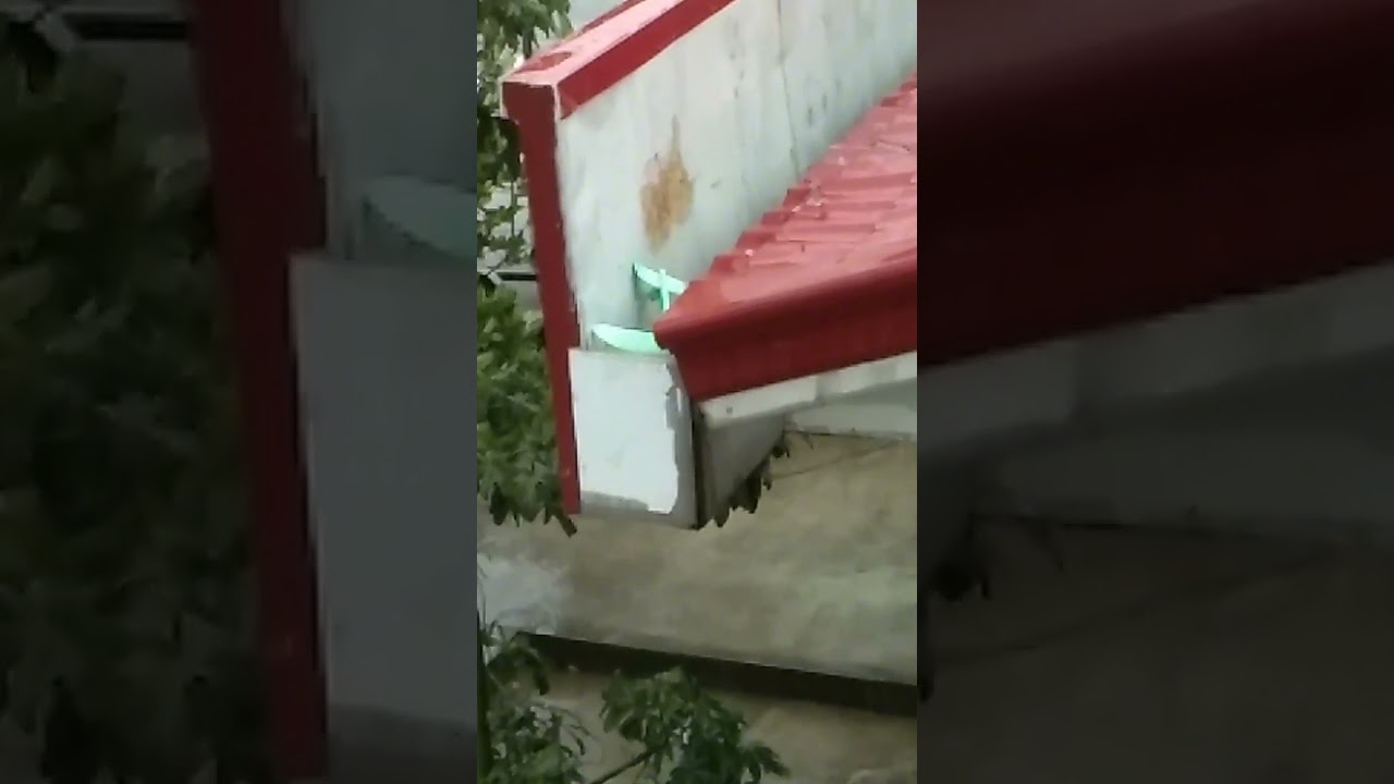 AIR PLANE CRASHED INTO THE GUTTER 