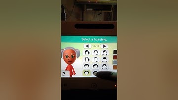 Both Wii and Wii u Mii character maker feature options