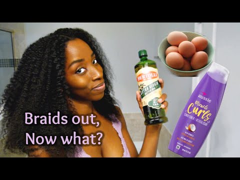 Video: Tips For Taking Care Of Curly Hair After Braids