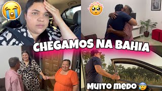 CHEGAMOS NA BAHIA🥹UM ACIDENTE TRISTE😰TIVEMOS QUE MUDAR A ROTA,VIAGEM LONGA,CHEGAMOS NA CASA DA TIA❤️