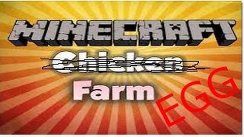 Minecraft Egg Farm Tutorial Very Efficient